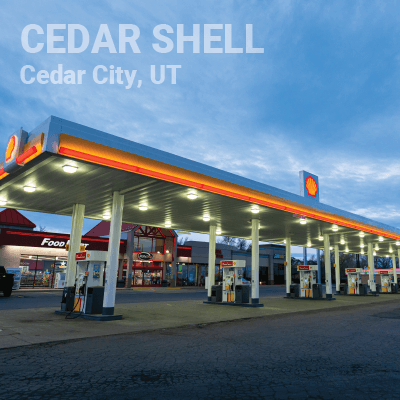 RallyStop RallyStop #5 - Cedar Shell location in Cedar City - Shell branded gas station