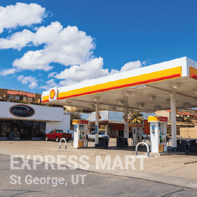 RallyStop RallyStop #6 - Express Mart Shell location in St George - Shell branded gas station