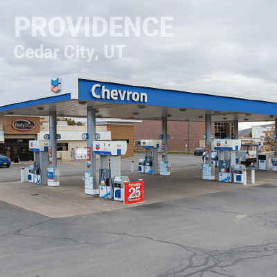 RallyStop RallyStop #3 - Providence Chevron location in Cedar City - Chevron branded gas station